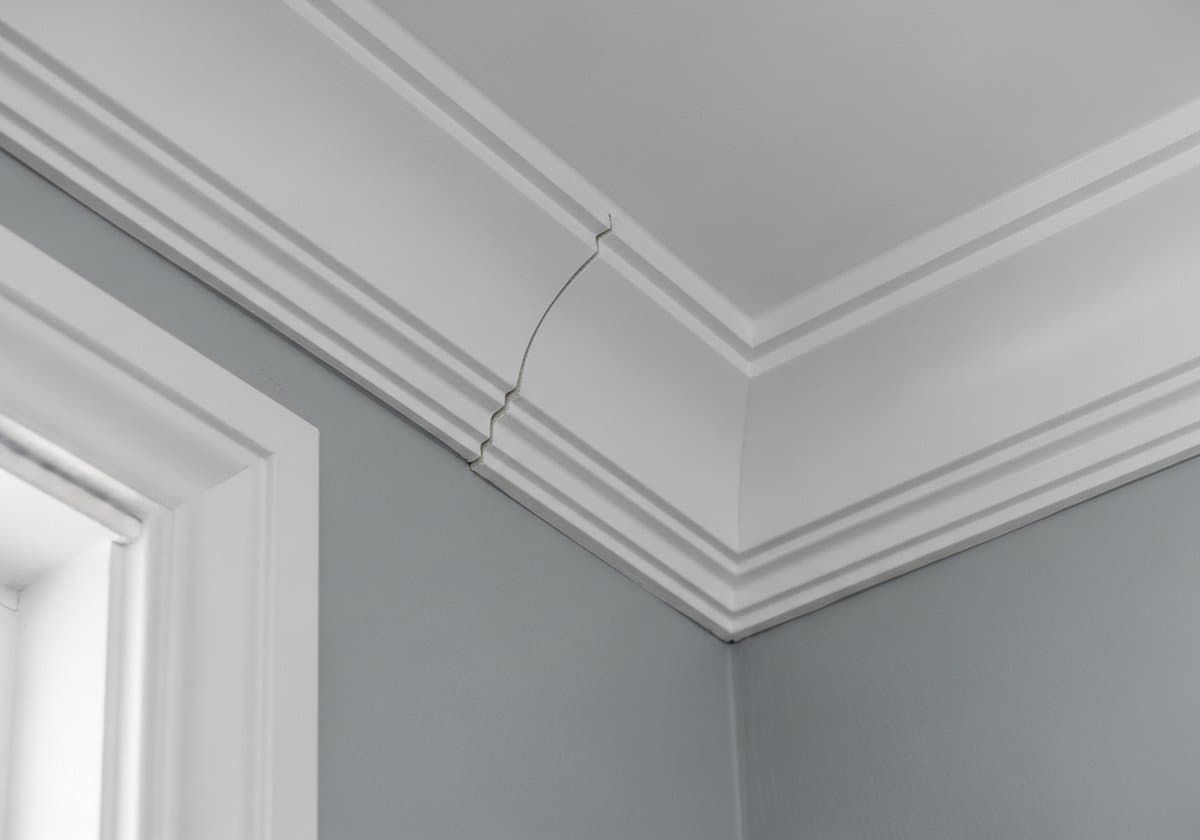 Crown molding and baseboard finish work